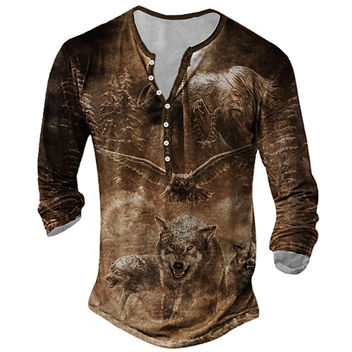 Men's Henley Shirt T shirt Tee Tee Graphic Henley Green Black Blue Yellow 3D Print Outdoor Daily Long Sleeve Button-Down Print Clothing Apparel Basic Designer Classic Comfortable
Men's Henley Shirt T shirt Tee Tee Graphic Henley Green Black Blue Yellow 3D Print Outdoor Daily Long Sleeve Button-Down Print Clothing Apparel Basic Designer Classic Comfortable