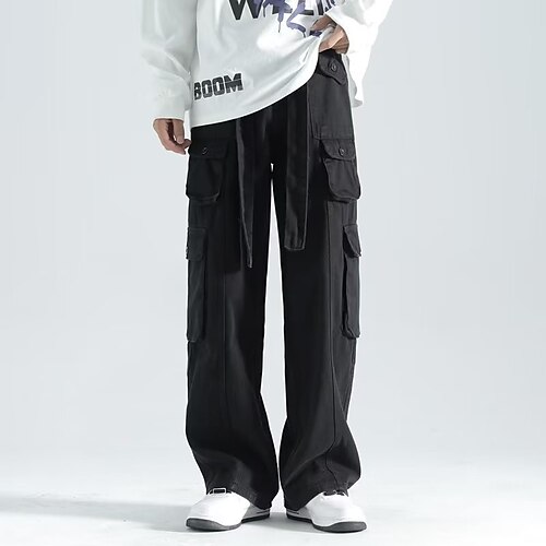 Herre Cargo-bukser Cargo bukser Fræk Bukser Arbejdsbukser Multi lomme Bånd Vanlig Komfort Åndbart Afslappet Daglig Streetwear Bomuldsblanding Mode Hip Hop Sort Grå Mikroelastisk
Herre Cargo-bukser Cargo bukser Fræk Bukser Arbejdsbukser Multi lomme Bånd Vanlig Komfort Åndbart Afslappet Daglig Streetwear Bomuldsblanding Mode Hip Hop Sort Grå Mikroelastisk
