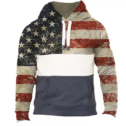 Men's Pullover Hoodie Sweatshirt Blue Red Hooded Graphic Prints National Flag Print Daily Sports 3D Print Basic Streetwear Designer Spring & Fall Clothing Apparel Hoodies Sweatshirts
Men's Pullover Hoodie Sweatshirt Blue Red Hooded Graphic Prints National Flag Print Daily Sports 3D Print Basic Streetwear Designer Spring & Fall Clothing Apparel Hoodies Sweatshirts