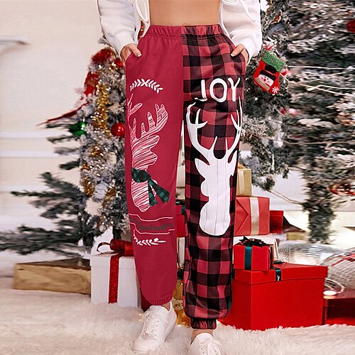 Women's Christmas Loungewear Pants Letter Elk Simple Casual Comfort Home Christmas Daily 0Breathable Pant Pocket Winter Fall Green Black
Women's Christmas Loungewear Pants Letter Elk Simple Casual Comfort Home Christmas Daily 0Breathable Pant Pocket Winter Fall Green Black