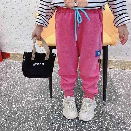 Toddler Girls' Trousers Black Champagne Rose Red Letter Winter Fall Fashion Outdoor 3-7 Years
Toddler Girls' Trousers Black Champagne Rose Red Letter Winter Fall Fashion Outdoor 3-7 Years