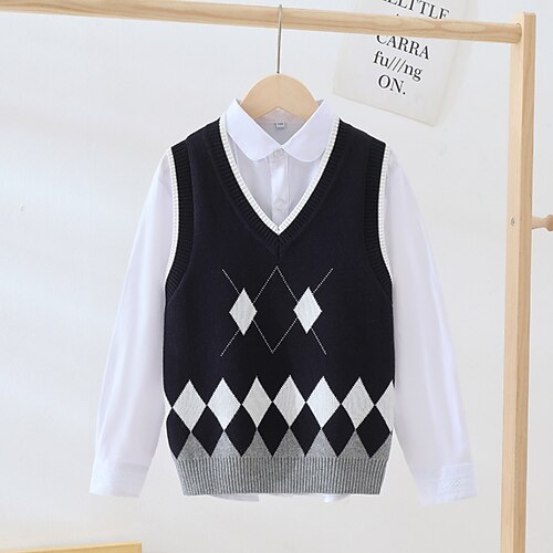 Kids Boys Sweater Plaid Half Sleeve Casual Basic Green Winter Clothes 7-13 Years
Kids Boys Sweater Plaid Half Sleeve Casual Basic Green Winter Clothes 7-13 Years