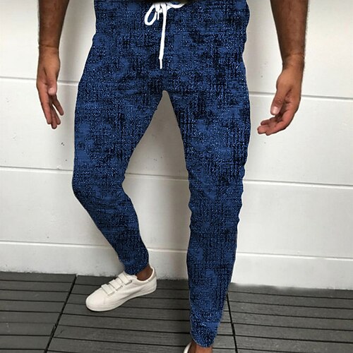 Men's Joggers Trousers Casual Pants Drawstring Elastic Waist 3D Print Abstract Graphic Prints Comfort Casual Daily Streetwear Basic Fashion Green Blue Micro-elastic
Men's Joggers Trousers Casual Pants Drawstring Elastic Waist 3D Print Abstract Graphic Prints Comfort Casual Daily Streetwear Basic Fashion Green Blue Micro-elastic