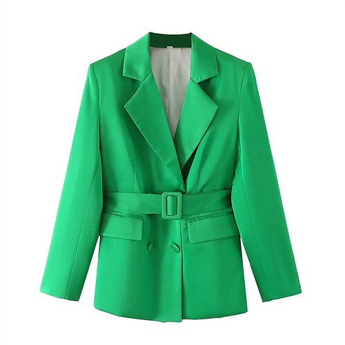 Women's Blazer Formal Button Plain Breathable Fashion Regular Fit Outerwear Long Sleeve Winter Green S
Women's Blazer Formal Button Plain Breathable Fashion Regular Fit Outerwear Long Sleeve Winter Green S