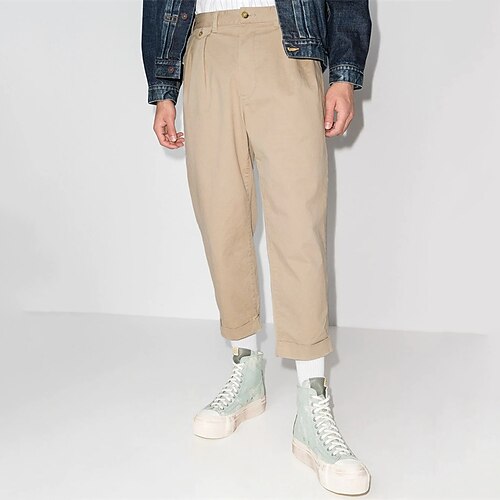 Men's Trousers Casual Pants Pocket Solid Color Comfort Daily Holiday Going out Sports Fashion Black Khaki High Waist Micro-elastic
Men's Trousers Casual Pants Pocket Solid Color Comfort Daily Holiday Going out Sports Fashion Black Khaki High Waist Micro-elastic