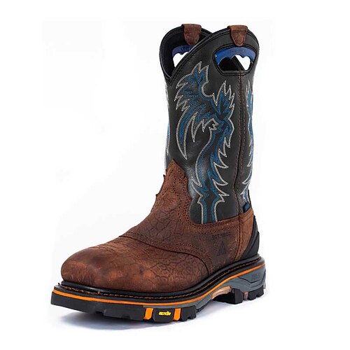 Men's Boots Cowboy Boots Vintage Classic Daily Outdoor PU Mid-Calf Boots Brown Color Block Fall Spring
Men's Boots Cowboy Boots Vintage Classic Daily Outdoor PU Mid-Calf Boots Brown Color Block Fall Spring