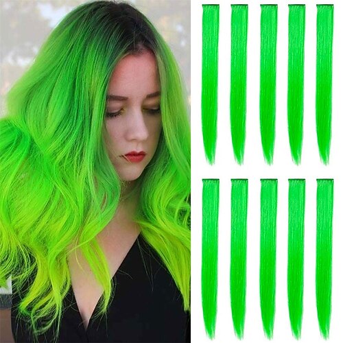 22-Zoll-farbige Haarverlängerungen, Party-Highlights, gerader Haarteil, Clip in synthetischen Haarverlängerungen für Kinder, Mädchen
22-Zoll-farbige Haarverlängerungen, Party-Highlights, gerader Haarteil, Clip in synthetischen Haarverlängerungen für Kinder, Mädchen