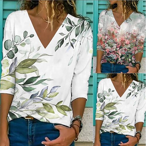 Women's Pink White Floral Print Long Sleeve Holiday Casual Beach V Neck Regular S
Women's Pink White Floral Print Long Sleeve Holiday Casual Beach V Neck Regular S