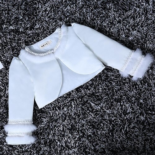 Kids' Wraps Wedding Guest 's Wraps Elegant Long Sleeve Terylene Wedding Wraps With Pure Color For Special Occasion Spring & Fall
Kids' Wraps Wedding Guest 's Wraps Elegant Long Sleeve Terylene Wedding Wraps With Pure Color For Special Occasion Spring & Fall