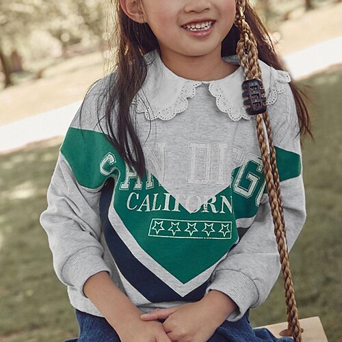 Kids Girls' Sweatshirt Letter Daily Long Sleeve Fashion Cotton 2-8 Years Winter Pink Gray
Kids Girls' Sweatshirt Letter Daily Long Sleeve Fashion Cotton 2-8 Years Winter Pink Gray