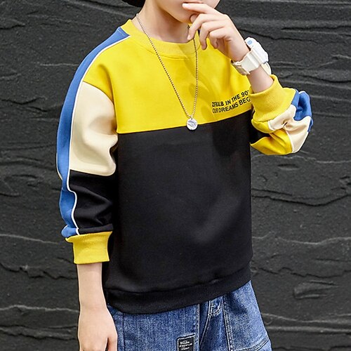 Kids Boys Sweatshirt Pullover Letter Long Sleeve Children Top Casual Sweatshirt Fashion Daily Black Blue Winter 7-13 Years / Fall
Kids Boys Sweatshirt Pullover Letter Long Sleeve Children Top Casual Sweatshirt Fashion Daily Black Blue Winter 7-13 Years / Fall