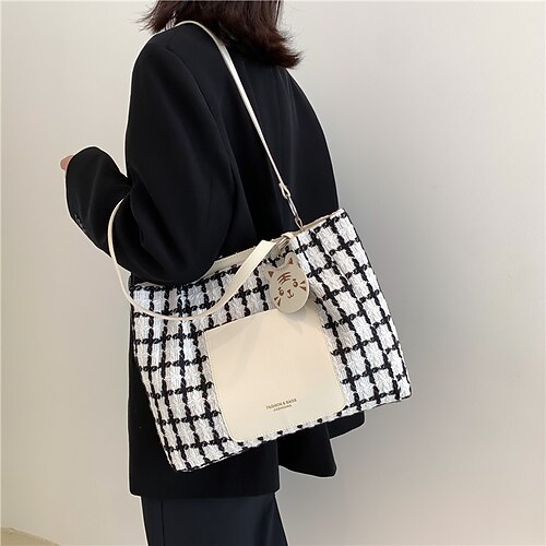 Women's Leather Bag Shoulder Bag PU Leather Zipper Print Geometric Daily Black Brown White
Women's Leather Bag Shoulder Bag PU Leather Zipper Print Geometric Daily Black Brown White