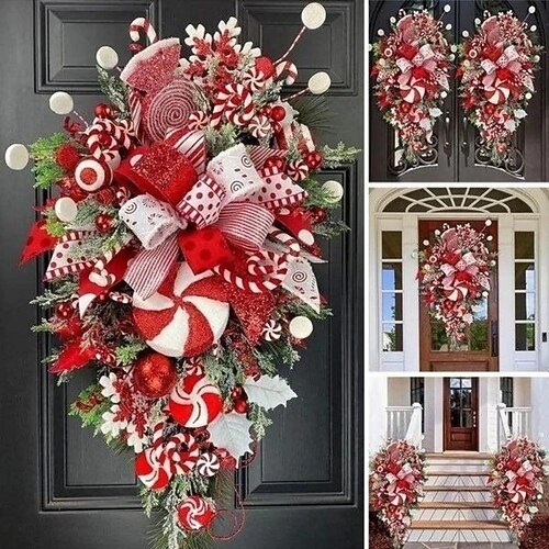 Christmas Wreath Decoration Upside Down Tree Christmas Door Hanging Christmas Candy Upside Down Tree Wall Decoration
Christmas Wreath Decoration Upside Down Tree Christmas Door Hanging Christmas Candy Upside Down Tree Wall Decoration