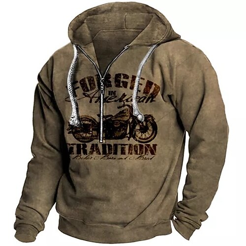 Per uomo Maglione Felpa con cappuccio a zip intera Marrone Con cappuccio Stampe astratte Moto Cerniera Stampa Informale Giornaliero Sport Stampa 3D Essenziale Streetwear Originale Primavera & Autunno
Per uomo Maglione Felpa con cappuccio a zip intera Marrone Con cappuccio Stampe astratte Moto Cerniera Stampa Informale Giornaliero Sport Stampa 3D Essenziale Streetwear Originale Primavera & Autunno