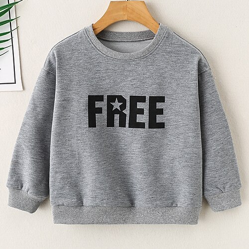 Toddler Boys Sweatshirt Pullover Solid Color Long Sleeve Crewneck Children Top School Cotton Sweatshirt Basic Neutral Gray Fall 3-7 Years / Summer
Toddler Boys Sweatshirt Pullover Solid Color Long Sleeve Crewneck Children Top School Cotton Sweatshirt Basic Neutral Gray Fall 3-7 Years / Summer