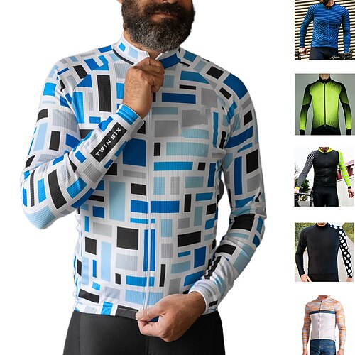 21Grams Men's Cycling Jersey Long Sleeve Bike Jersey Top with 3 Rear Pockets Mountain Bike MTB Road Bike Cycling Breathable Quick Dry Moisture Wicking Reflective Strips Black Green Orange Spandex
21Grams Men's Cycling Jersey Long Sleeve Bike Jersey Top with 3 Rear Pockets Mountain Bike MTB Road Bike Cycling Breathable Quick Dry Moisture Wicking Reflective Strips Black Green Orange Spandex