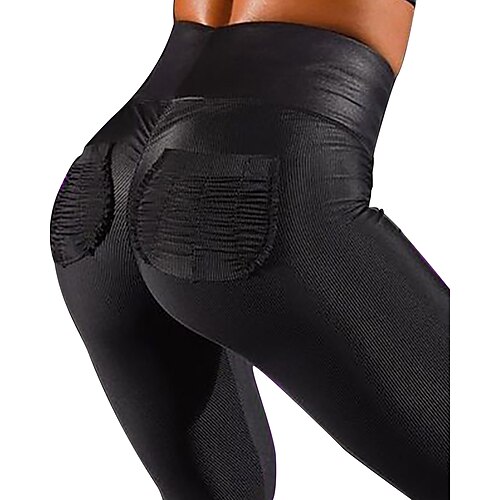 Women's Leggings Stretchy with Pockets High Waist Yoga Fitness Gym Workout Leggings Bottoms Black Green Purple Spandex Sports Activewear High Elasticity Skinny
Women's Leggings Stretchy with Pockets High Waist Yoga Fitness Gym Workout Leggings Bottoms Black Green Purple Spandex Sports Activewear High Elasticity Skinny