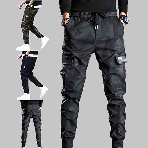 Per uomo Pantaloni cargo Pantaloni Pantaloni da lavoro Pantaloni casual A cordoncino Vita elastica Mimetico Comfort Traspirante Informale Giornaliero Abbigliamento di strada Sportivo Di tendenza Nero
Per uomo Pantaloni cargo Pantaloni Pantaloni da lavoro Pantaloni casual A cordoncino Vita elastica Mimetico Comfort Traspirante Informale Giornaliero Abbigliamento di strada Sportivo Di tendenza Nero