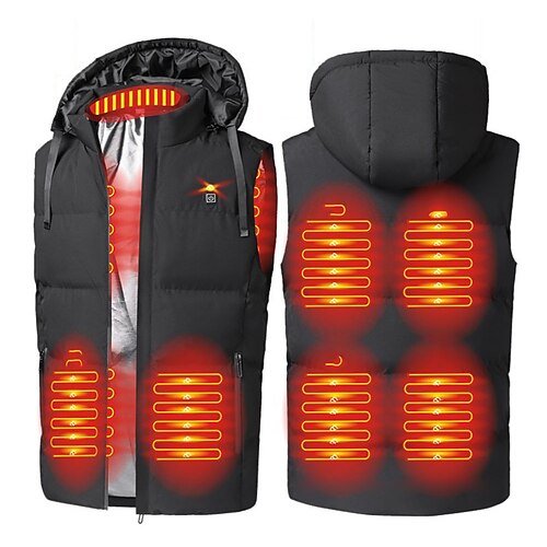 Smart Winter Heated Jacket Autumn Winter Warm USB Electric Heated Vest Plus Size Waterproof Hooded Waistcoat for Hunting Hiking
Smart Winter Heated Jacket Autumn Winter Warm USB Electric Heated Vest Plus Size Waterproof Hooded Waistcoat for Hunting Hiking