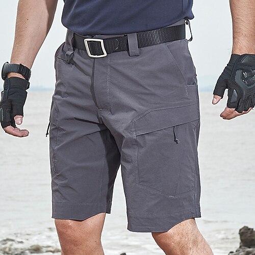Men's Cargo Shorts Shorts Multiple Pockets Solid Color Comfort Breathable Knee Length Casual Daily Streetwear Sports Fashion Green Black Micro-elastic
Men's Cargo Shorts Shorts Multiple Pockets Solid Color Comfort Breathable Knee Length Casual Daily Streetwear Sports Fashion Green Black Micro-elastic