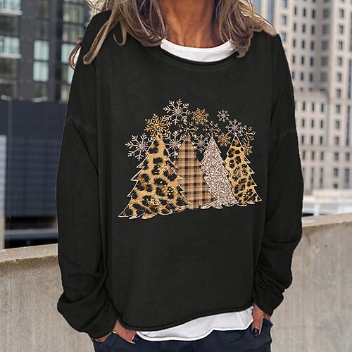 Women's Sweatshirt Pullover Basic Black Blue Yellow Graphic Christmas Round Neck Long Sleeve S M L XL 2XL 3XL
Women's Sweatshirt Pullover Basic Black Blue Yellow Graphic Christmas Round Neck Long Sleeve S M L XL 2XL 3XL