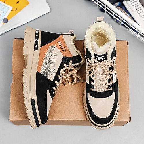 Men's Boots Snow Boots Winter Boots Fleece lined Casual Classic Outdoor Daily PU Booties / Ankle Boots Green Black Winter Fall
Men's Boots Snow Boots Winter Boots Fleece lined Casual Classic Outdoor Daily PU Booties / Ankle Boots Green Black Winter Fall