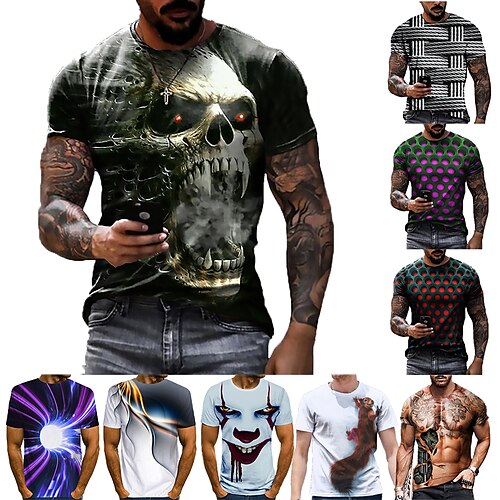 Men's T shirt Tee Tee Designer Vintage Streetwear Summer Short Sleeve Green White Purple Light Green Rosy Pink Dark Purple Graphic Optical Illusion Print Plus Size Crew Neck Round Neck Casual Daily
Men's T shirt Tee Tee Designer Vintage Streetwear Summer Short Sleeve Green White Purple Light Green Rosy Pink Dark Purple Graphic Optical Illusion Print Plus Size Crew Neck Round Neck Casual Daily