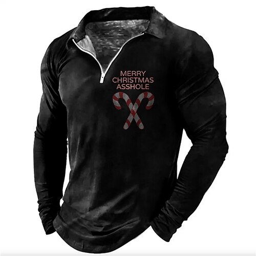 Men's Polo Shirt Golf Shirt Letter Graphic Prints Turndown Black Brown 3D Print Christmas Street Long Sleeve Zipper Print Clothing Apparel Fashion Designer Casual Soft
Men's Polo Shirt Golf Shirt Letter Graphic Prints Turndown Black Brown 3D Print Christmas Street Long Sleeve Zipper Print Clothing Apparel Fashion Designer Casual Soft