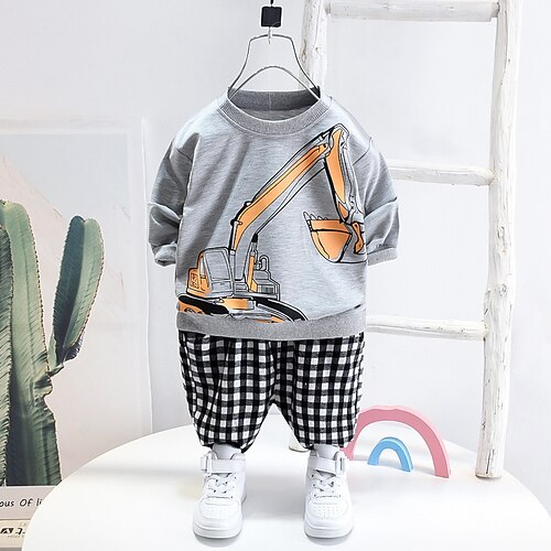 2 Pieces Toddler Boys Sweatshirt & Pants Outfit Cartoon Long Sleeve Set Casual Active Adorable Winter Fall 3-7 Years Black Blue Orange
2 Pieces Toddler Boys Sweatshirt & Pants Outfit Cartoon Long Sleeve Set Casual Active Adorable Winter Fall 3-7 Years Black Blue Orange