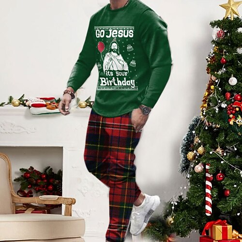 Men's Tracksuit Hoodies Set Green Black Red Crew Neck Graphic Ugly Christmas 2 Piece Print Sports Outdoor Casual Sports 3D Print Basic Streetwear Sportswear Fall Spring Clothing Apparel Hoodies
Men's Tracksuit Hoodies Set Green Black Red Crew Neck Graphic Ugly Christmas 2 Piece Print Sports Outdoor Casual Sports 3D Print Basic Streetwear Sportswear Fall Spring Clothing Apparel Hoodies