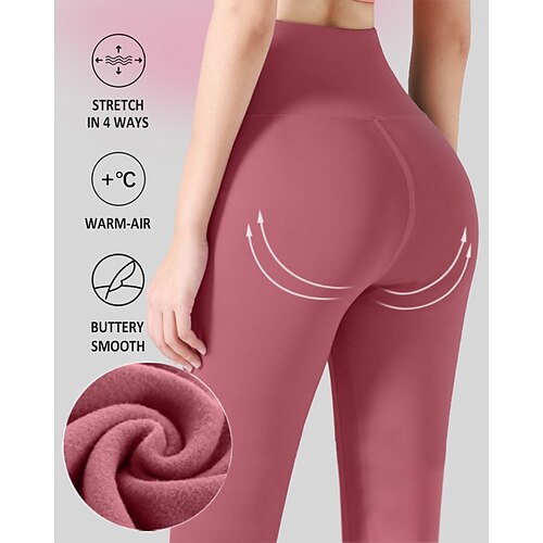 Women's Fleece Lined Leggings Bootcut Thermal Warm Yoga Fitness Running Tights Fleece Spandex Winter Sports Activewear Stretchy
Women's Fleece Lined Leggings Bootcut Thermal Warm Yoga Fitness Running Tights Fleece Spandex Winter Sports Activewear Stretchy