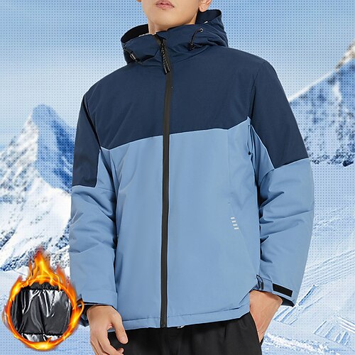Men's Women's Padded Hiking jacket Waterproof Hiking Jacket Heat Reflective Jacket Winter Outdoor Patchwork Thermal Warm Waterproof Windproof Warm Outerwear Trench Coat Top Full Length Visible Zipper
Men's Women's Padded Hiking jacket Waterproof Hiking Jacket Heat Reflective Jacket Winter Outdoor Patchwork Thermal Warm Waterproof Windproof Warm Outerwear Trench Coat Top Full Length Visible Zipper