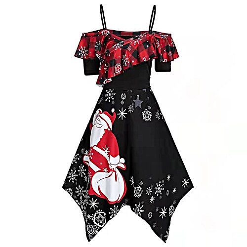 Women's Swing Dress Slip Dress Vintage Dress Midi Dress Green Black Red Half Sleeve Plaid Cold Shoulder Winter Fall Autumn Spaghetti Strap Modern Christmas Vacation 2022 M L XL XXL 3XL
Women's Swing Dress Slip Dress Vintage Dress Midi Dress Green Black Red Half Sleeve Plaid Cold Shoulder Winter Fall Autumn Spaghetti Strap Modern Christmas Vacation 2022 M L XL XXL 3XL