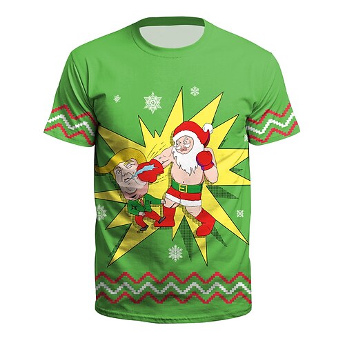 Inspired by Christmas Santa Claus Cosplay Costume T-shirt Pattern Graphic T-shirt For Men's Women's Unisex Adults' 3D Print 100% Polyester Casual Daily
Inspired by Christmas Santa Claus Cosplay Costume T-shirt Pattern Graphic T-shirt For Men's Women's Unisex Adults' 3D Print 100% Polyester Casual Daily