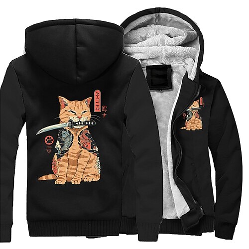 Con animale Gatto Felpa con cappuccio Anime Soprabiti Manga Grafica Soprabiti Per Per uomo Per donna Unisex Per adulto Stampa a caldo 100% poliestere Casual / quotidiano
Con animale Gatto Felpa con cappuccio Anime Soprabiti Manga Grafica Soprabiti Per Per uomo Per donna Unisex Per adulto Stampa a caldo 100% poliestere Casual / quotidiano