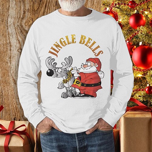 Men's Cool Shirt T shirt Tee Graphic Tee Christmas Shirt Santa Claus Graphic Prints Crew Neck Hot Stamping Christmas Street Long Sleeve Clothing Apparel Basic Designer Casual Comfortable
Men's Cool Shirt T shirt Tee Graphic Tee Christmas Shirt Santa Claus Graphic Prints Crew Neck Hot Stamping Christmas Street Long Sleeve Clothing Apparel Basic Designer Casual Comfortable