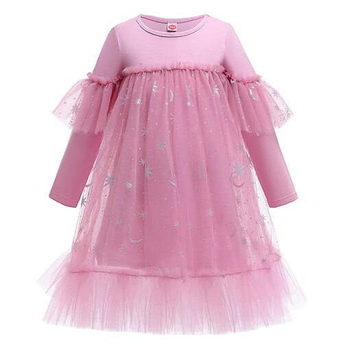 Kids Girls' Dress Solid Color A Line Dress Knee-length Dress Performance Ruched Long Sleeve Active Dress 3-7 Years Winter Blue Pink / Party / Cute / Fall
Kids Girls' Dress Solid Color A Line Dress Knee-length Dress Performance Ruched Long Sleeve Active Dress 3-7 Years Winter Blue Pink / Party / Cute / Fall
