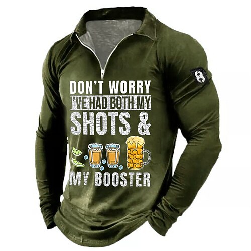 Men's Polo Shirt Golf Shirt Letter Food Graphic Prints Beer Turndown Green Black Blue Gray 3D Print Outdoor Street Long Sleeve Zipper Print Clothing Apparel Fashion Designer Casual Soft
Men's Polo Shirt Golf Shirt Letter Food Graphic Prints Beer Turndown Green Black Blue Gray 3D Print Outdoor Street Long Sleeve Zipper Print Clothing Apparel Fashion Designer Casual Soft