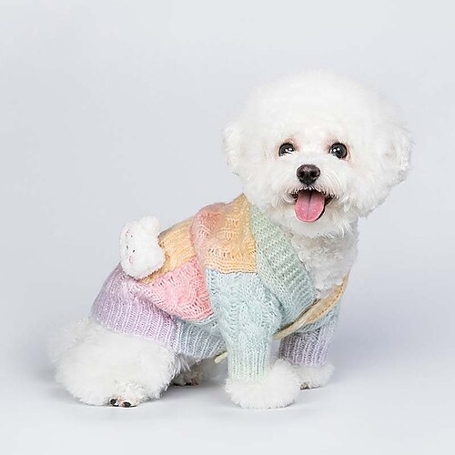 Dog Cat Sweater Color Block Cat Fashion Cute Outdoor Casual Daily Winter Dog Clothes Puppy Clothes Dog Outfits Soft Colourful Costume for Girl and Boy Dog Nylon Fiber XXS XS S M L XL
Dog Cat Sweater Color Block Cat Fashion Cute Outdoor Casual Daily Winter Dog Clothes Puppy Clothes Dog Outfits Soft Colourful Costume for Girl and Boy Dog Nylon Fiber XXS XS S M L XL