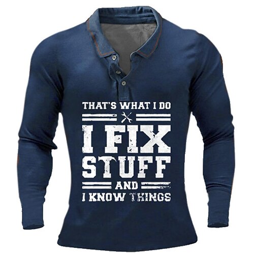 Men's Collar Polo Shirt Golf Shirt Letter Graphic Prints Turndown Green Black Blue Gray 3D Print Outdoor Street Long Sleeve Button-Down Print Clothing Apparel Fashion Designer Casual Soft
Men's Collar Polo Shirt Golf Shirt Letter Graphic Prints Turndown Green Black Blue Gray 3D Print Outdoor Street Long Sleeve Button-Down Print Clothing Apparel Fashion Designer Casual Soft