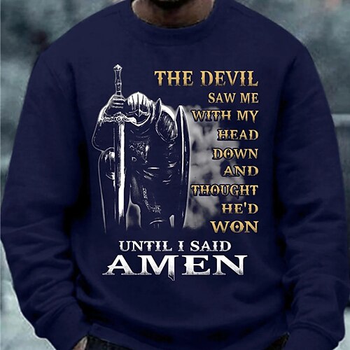 Men's Sweatshirt Pullover Black Red Navy Blue Crew Neck Letter Graphic Prints Print Daily Sports Holiday 3D Print Basic Streetwear Designer Spring Fall Clothing Apparel Knight Hoodies Sweatshirts
Men's Sweatshirt Pullover Black Red Navy Blue Crew Neck Letter Graphic Prints Print Daily Sports Holiday 3D Print Basic Streetwear Designer Spring Fall Clothing Apparel Knight Hoodies Sweatshirts