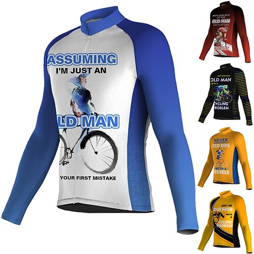 21Grams Men's Cycling Jersey Long Sleeve Bike Jersey Top with 3 Rear Pockets Mountain Bike MTB Road Bike Cycling Breathable Quick Dry Moisture Wicking Reflective Strips Black Yellow Orange Graphic
21Grams Men's Cycling Jersey Long Sleeve Bike Jersey Top with 3 Rear Pockets Mountain Bike MTB Road Bike Cycling Breathable Quick Dry Moisture Wicking Reflective Strips Black Yellow Orange Graphic