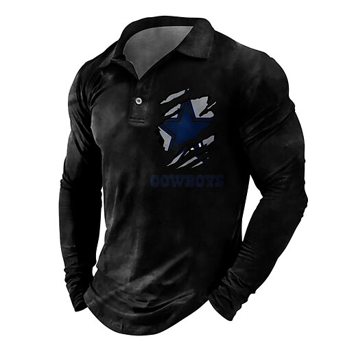 Men's Polo Shirt Golf Shirt Star Graphic Prints Vintage Turndown Black Wine 3D Print Outdoor Street Long Sleeve Button-Down Print Clothing Apparel Designer Casual Soft Comfortable
Men's Polo Shirt Golf Shirt Star Graphic Prints Vintage Turndown Black Wine 3D Print Outdoor Street Long Sleeve Button-Down Print Clothing Apparel Designer Casual Soft Comfortable