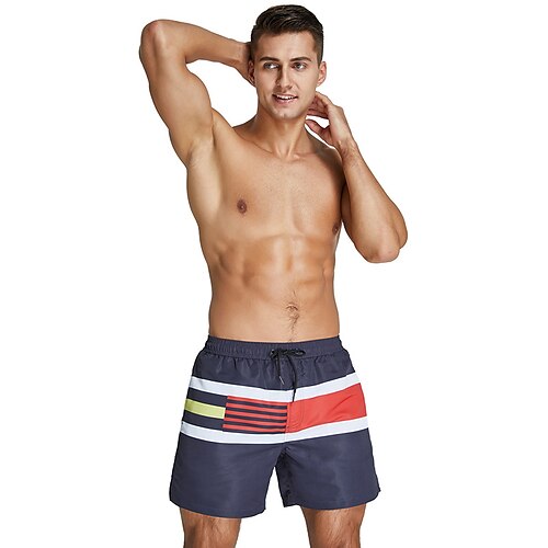 Men's Swim Shorts Swim Trunks Board Shorts Beach Shorts Pocket Drawstring Elastic Waist Graphic Color Block Comfort Breathable Knee Length Casual Daily Holiday Fashion Streetwear Black Deep Blue
Men's Swim Shorts Swim Trunks Board Shorts Beach Shorts Pocket Drawstring Elastic Waist Graphic Color Block Comfort Breathable Knee Length Casual Daily Holiday Fashion Streetwear Black Deep Blue