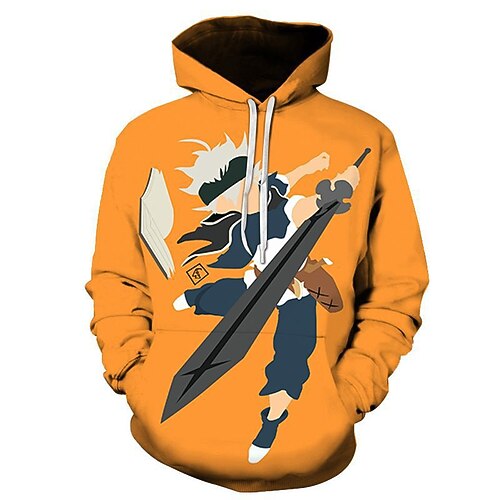 Inspired by Black Clover Asta Hoodie Cartoon Manga Anime Front Pocket Graphic Hoodie For Men's Women's Unisex Adults' 3D Print 100% Polyester
Inspired by Black Clover Asta Hoodie Cartoon Manga Anime Front Pocket Graphic Hoodie For Men's Women's Unisex Adults' 3D Print 100% Polyester