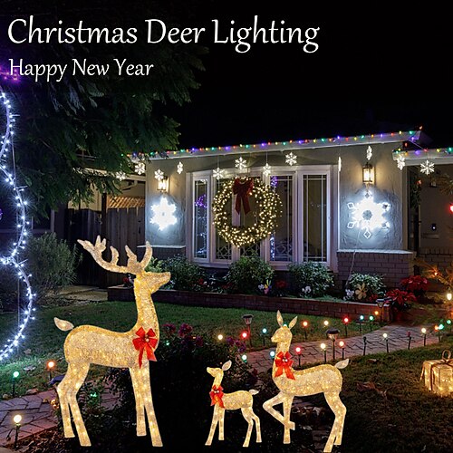 Christmas Lights Outdoor Decorations Battery Powered Christmas Deer Garden Lawn Decoration Lovely Deer Lights
Christmas Lights Outdoor Decorations Battery Powered Christmas Deer Garden Lawn Decoration Lovely Deer Lights