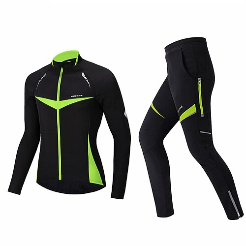 WOSAWE Men's Women's Cycling Jacket with Pants Long Sleeve Mountain Bike MTB Road Bike Cycling Winter Green Red Patchwork Bike Windproof Warm Reflective Strips Sports Patchwork Funny Clothing Apparel
WOSAWE Men's Women's Cycling Jacket with Pants Long Sleeve Mountain Bike MTB Road Bike Cycling Winter Green Red Patchwork Bike Windproof Warm Reflective Strips Sports Patchwork Funny Clothing Apparel