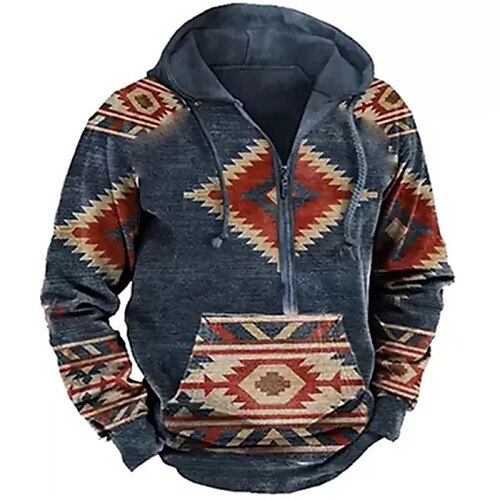 Men's Pullover Full Zip Hoodie Blue Hooded Geometric Graphic Prints Zipper Print Casual Daily Sports 3D Print Basic Boho Streetwear Spring Fall Clothing Apparel Hoodies Sweatshirts
Men's Pullover Full Zip Hoodie Blue Hooded Geometric Graphic Prints Zipper Print Casual Daily Sports 3D Print Basic Boho Streetwear Spring Fall Clothing Apparel Hoodies Sweatshirts