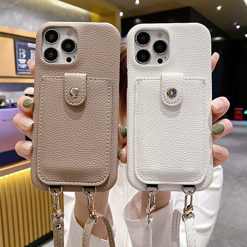 Phone Case For Apple Back Cover iPhone 14 Pro Max 13 12 11 Pro Max Mini X XR XS 8 7 Plus with Removable Cross Body Strap Card Holder Slots Shockproof Solid Colored PU Leather
Phone Case For Apple Back Cover iPhone 14 Pro Max 13 12 11 Pro Max Mini X XR XS 8 7 Plus with Removable Cross Body Strap Card Holder Slots Shockproof Solid Colored PU Leather