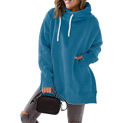 Women's Sweatshirt Pullover Basic Front Pocket claret Green Black Solid Color Street Hoodie Long Sleeve S M L XL 2XL 3XL
Women's Sweatshirt Pullover Basic Front Pocket claret Green Black Solid Color Street Hoodie Long Sleeve S M L XL 2XL 3XL